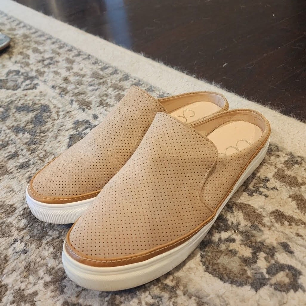 CCOCCI Beige Perforated Men's Slip-On Loafers